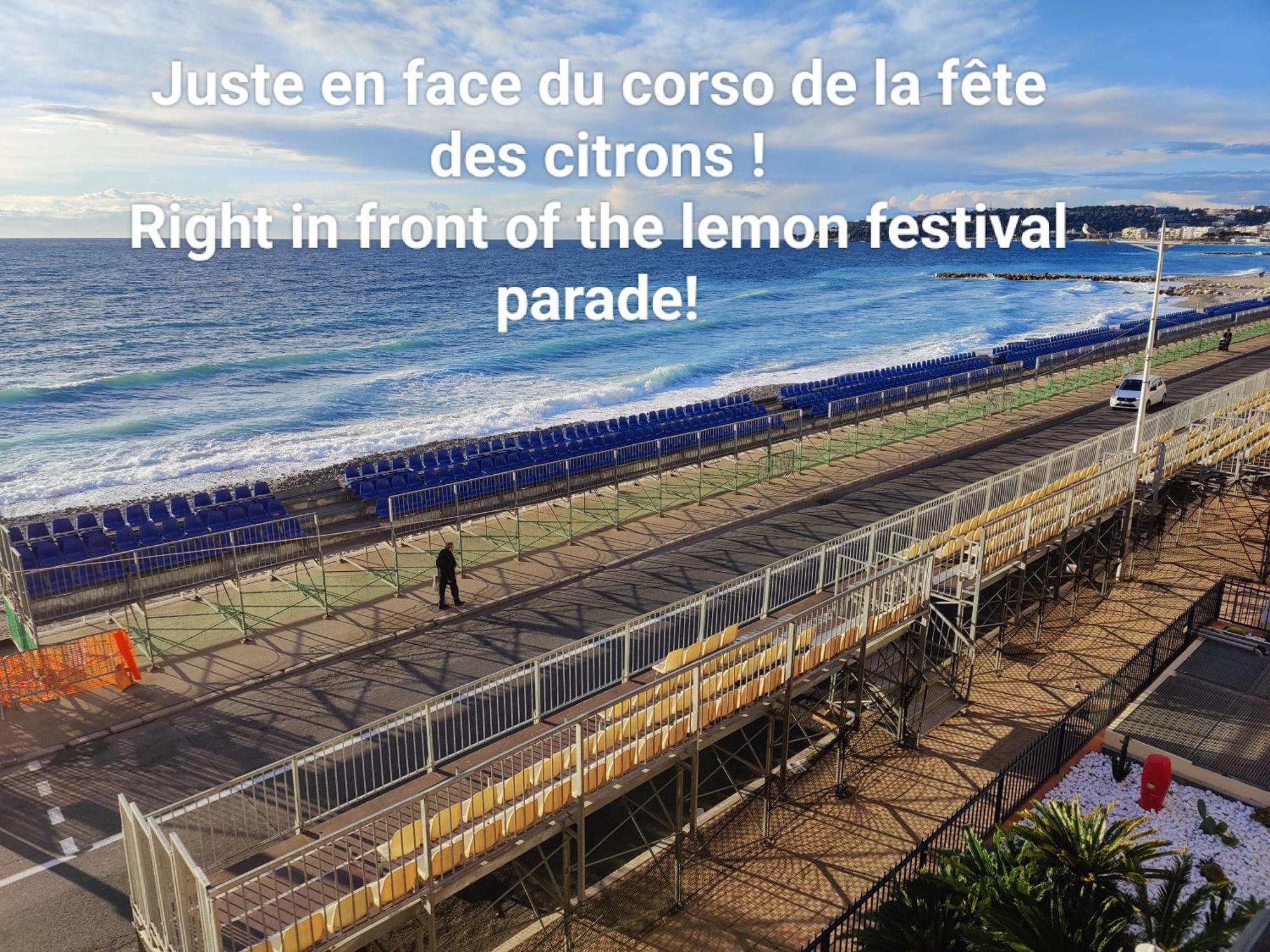 Le Coq Bleu D'Azur - Piscine - Parking! Lejlighed Menton Eksteriør billede